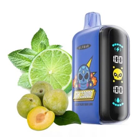 Elf Bar GH23000 Green Plum Sour Lime 50 mg Nikotin - wiederaufladbar