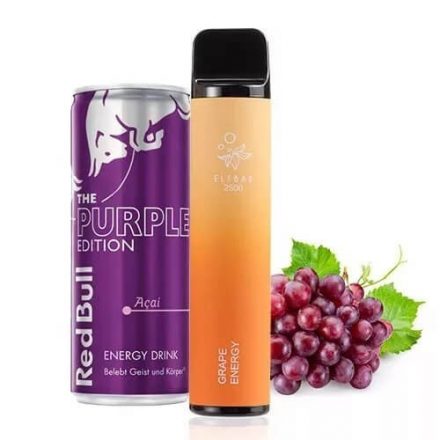 Elf Bar Grape Energy 2500 Züge 2% Nikotin