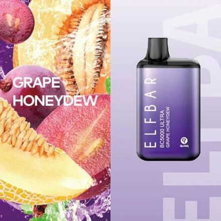 Elf Bar Bc5000 Ultra Grape Honeydew 5000 Zuege 5% Nicotine-Wiederaufladbar